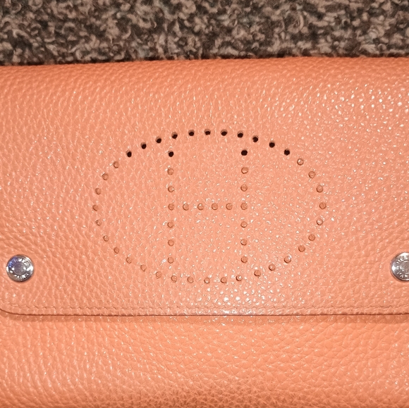 Hermes Leather Purse/Case W/Insert And UNBRANDED Chain. - Picture 13 of 15